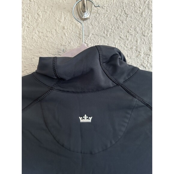 Peter Millar E4 Wicking Womens Medium Full Zip‎ Lightweight Black Jacket - Picture 6 of 7